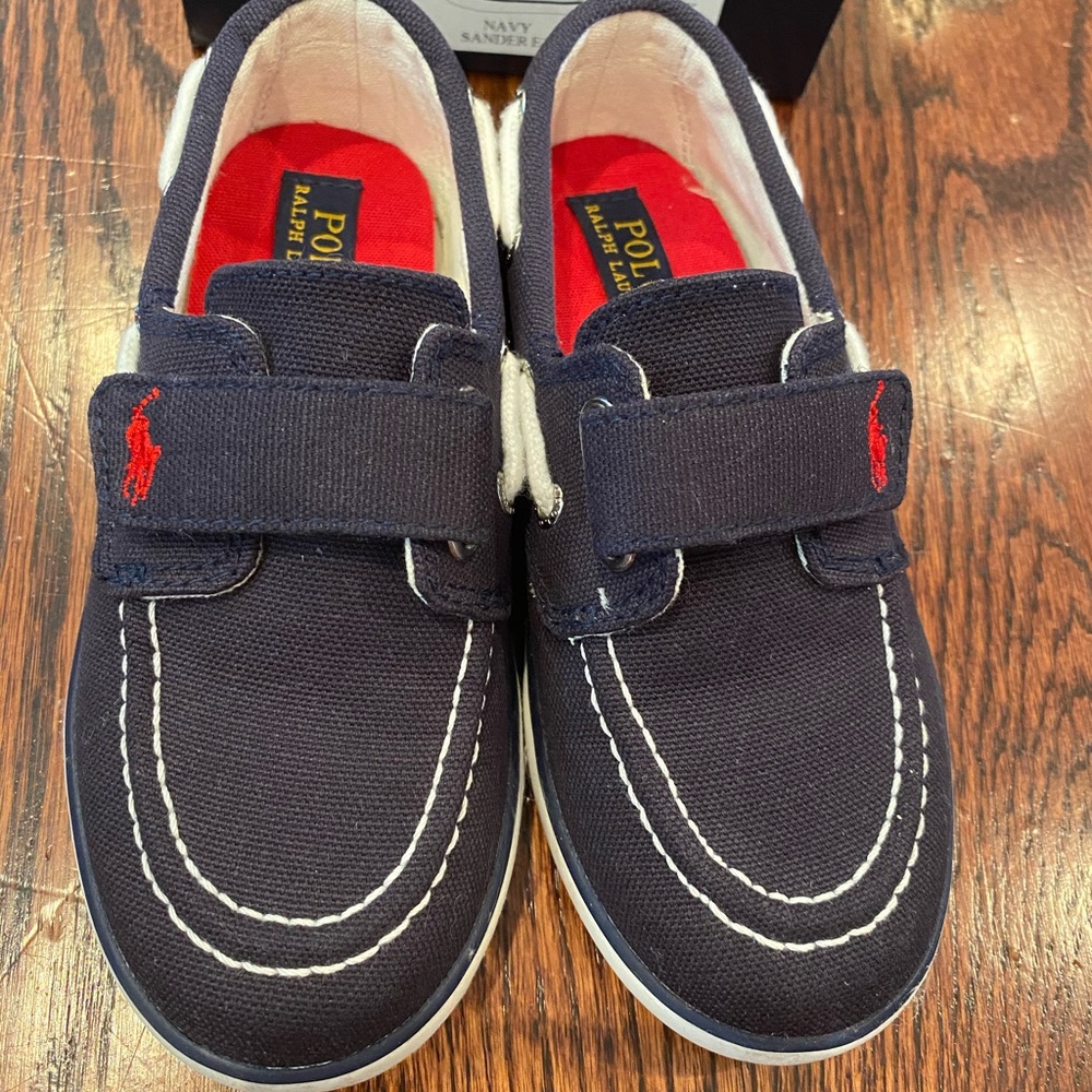 Toddler boy shoes. Polo Ralph Lauren. Size 10.